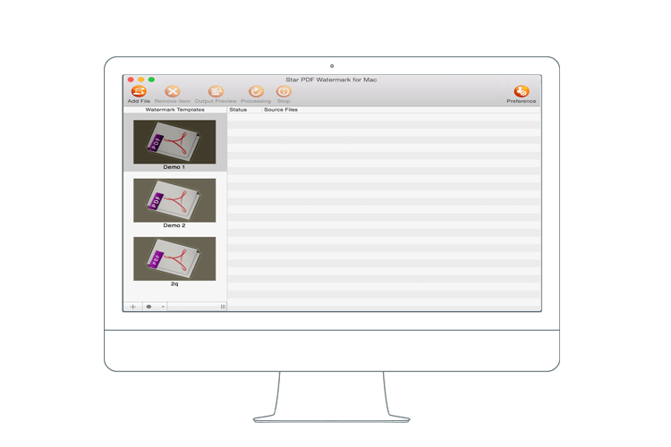 Star PDF Watermark for macOS screenshot