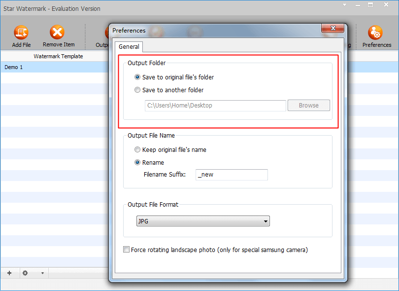 Checking resized images in output folder